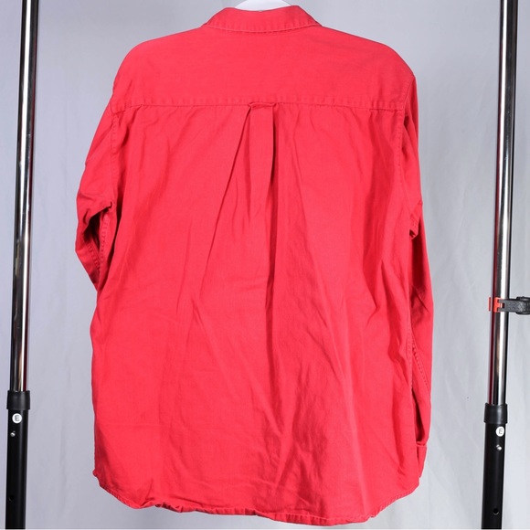 HIGH SIERRA by MERVYN’S Red Western Wear Metal Snap Shirt Men’s L - Picture 2 of 7